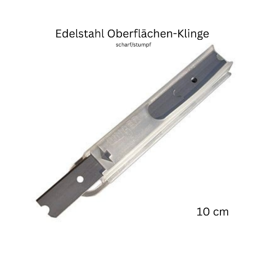 Bild von Unger ErsatzKlingen 10 cm – scharf & stumpf – Edelstahl – für OberflächenSchaber
